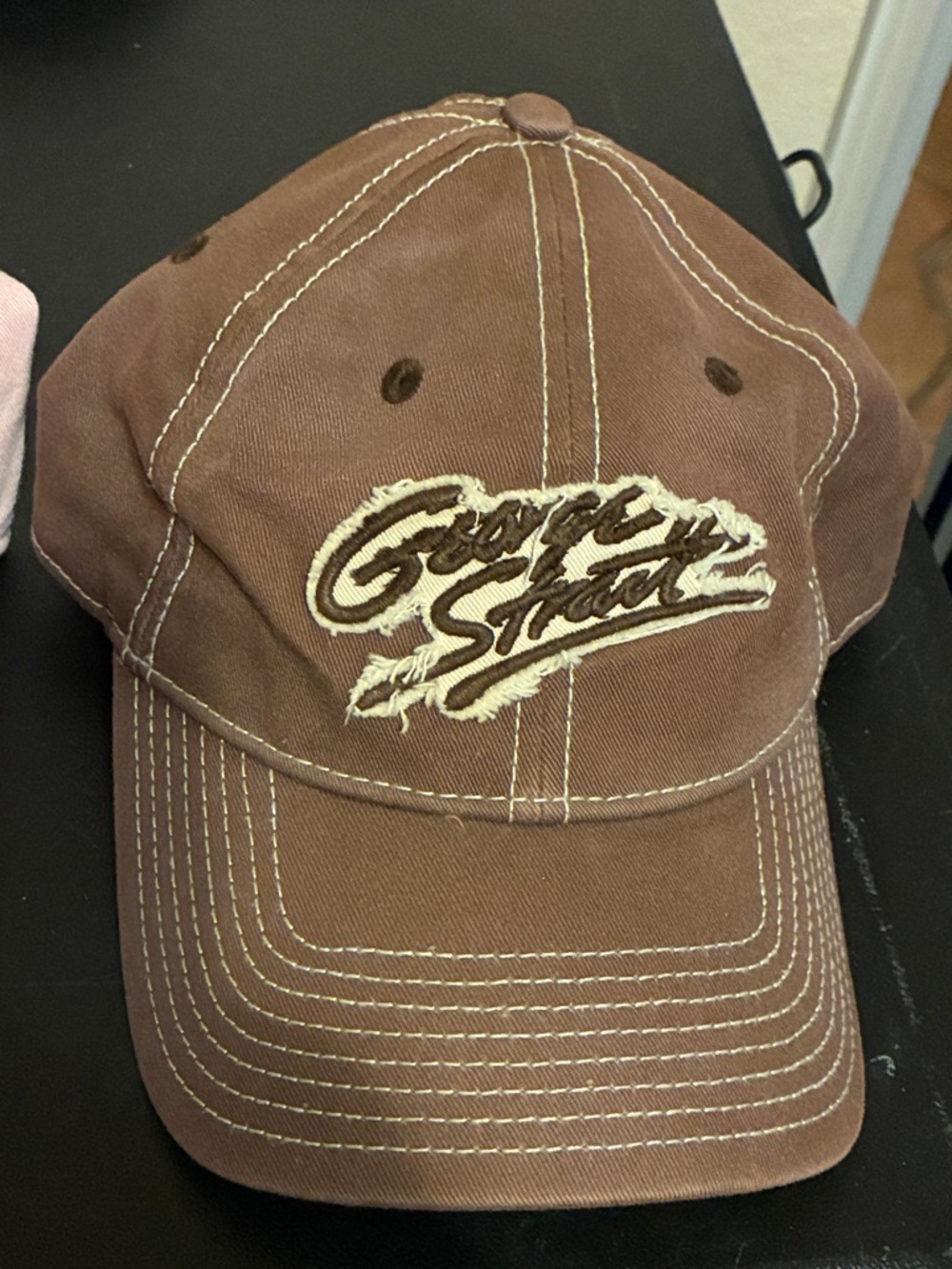 George Strait distressed hat raggz